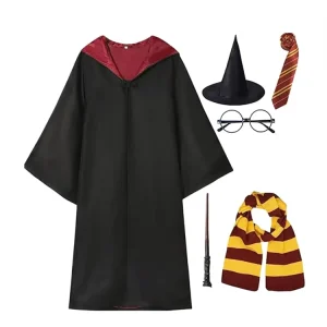 Unisex Magic Robe Movie Clothing Halloween Cosplay Costume Suit Children’s Age Group Anime Character Type Cloak Cape