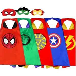 Unisex Movie Inspired Halloween Design Double Sided Polyester Cape Kids and Adults Cloak Made in China