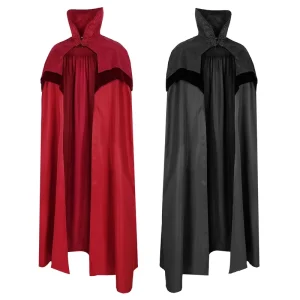 Unisex Polyester Vampire Cloak Costume for Adults’ Halloween Parties