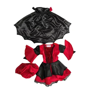 Vampiress Dress Costume for Young Girls Role-Playing Dance Party Performance