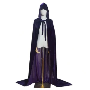 Velvet Vampire Shawl Cape with Hood