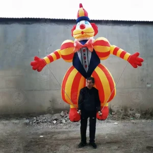 Walking Inflatable Carnival Clown Costume for Parades and Performances