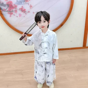 Wash Painting Style Modern Hanfu Chinese Traditional Hanfu Dress