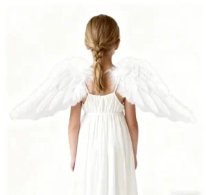 White Children’s Fairy Angel Wings Polyester Lightweight Costume Accessories for Parties Cosplay Stage Performances