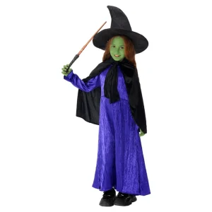 Wicked Girls Witch Dress Carnival Party Kids Dress up Cosplay Costume for Halloween Party