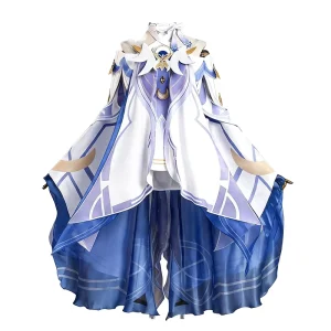 Women Colombia Cosplay Outfits Halloween Party Role Play Costume Wig Uniform Cloth Anime Suits