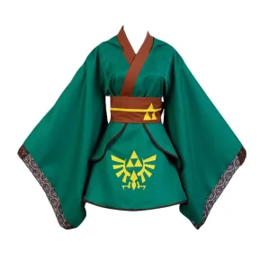 Women Game Tears of the Kingdom Cosplay Princess Zelda Kimono Costumes GAHC 016