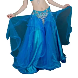 Women Girls Belly Dancing Wrap Skirts Costume Sexy Belly Dancer Stage Performance Wear Training Dress