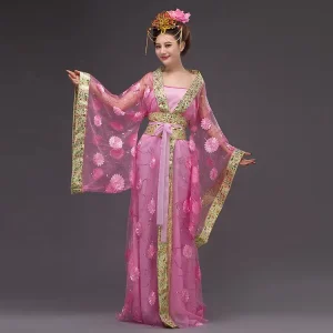 Women Hanfu Ready Made Traditional Chinese Tang Dynasty Costume