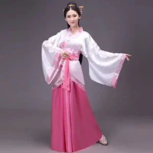 Women Hanfu Top Skirt 2-Piece Set Traditional Chinese Tang Suit Cosplay Costume