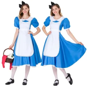 Women’s Alice Maid Dress Halloween Cosplay Stage Performance Costume