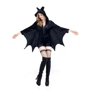 Women’s Bat Vampire Devil Cosplay Dress Costume