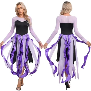 Womens Dance Dress for Nightclub Stage Play Vintage Themed Shows Cosplay Masquerade Carnivals Costumes Party Stage Performance