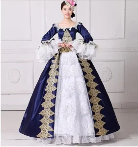 Women’s European Court Princess Stage Performance Costume Dress