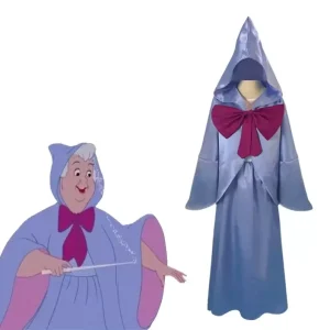 Women’s Fairy Godmother Halloween Cosplay Costume