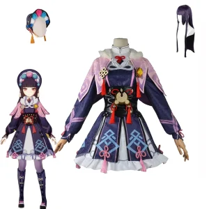 Women’s Genshin Impact La Signora and Yun Jin Cosplay Costume Set