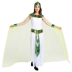 Women’s Greek Goddess Long Dress Halloween Stage Costume