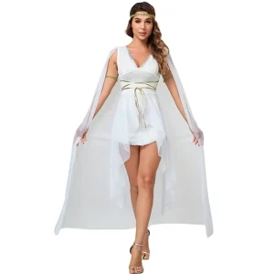 Women’s Greek Goddess Roman Princess Cosplay Costume Halloween Carnival Dress