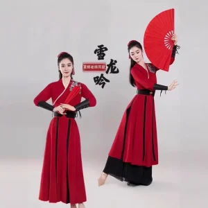 Women’s Hero Leotard Dance Costume Set Polyester Long Sleeve