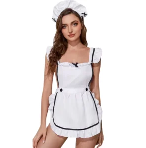 Women’s Japanese Maid Outfit Lingerie Set Plus Size Cosplay Costume