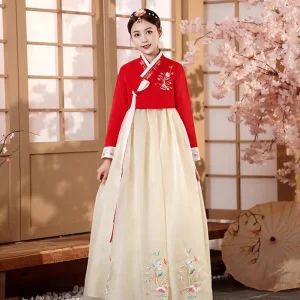 Women’s Korean Hanbok Dress Traditional Palace Performance Court Costume
