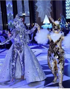 Women’s Mirror Costume for Stage Shows Parties and Festivals