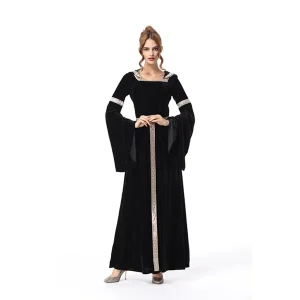 Women’s Renaissance Retro Velvet Court Dress Costume