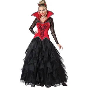Women’s Sexy Gothic Vampire Halloween Costume Dress