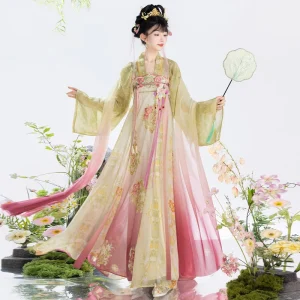 Women’s Tang-Style Hanfu Dress Cosplay Costume