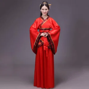 Women’s Traditional Chinese Hanfu Costume for National and Classical Dance Performance