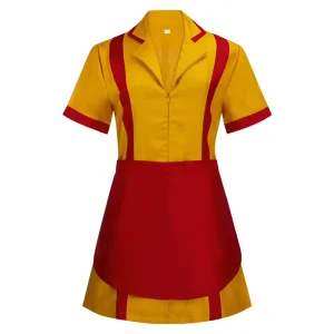 Women’s Two Broke Girls Cosplay Dress Costume