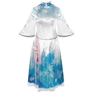 Xi Shi Cosplay Outfit Poetic Jiangnan-Style Girls’ Hanfu Dress for Stage Performance
