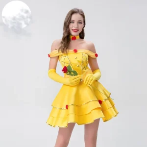 Yellow Princess Dress Halloween Costume