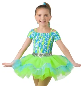 Yellow Stage Performance Dance Costumes Dress Christmas Stage Sequins Performance Wear Jazz Latin Ballet Costume for Girls